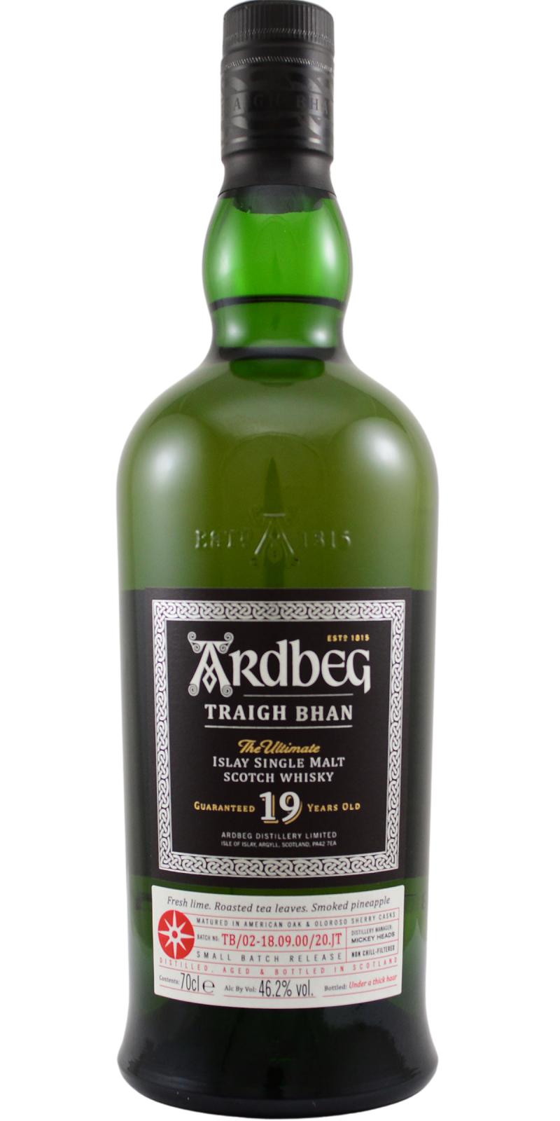Ardbeg Traigh Bhan 19 Years Old Batch 2 Single Malt Scotch